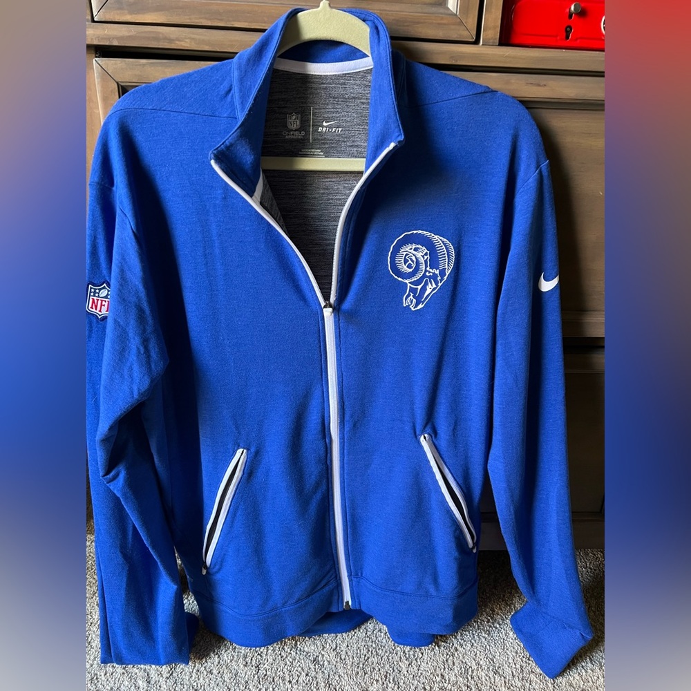 NFL Blue Lightweight Shirt Jacket